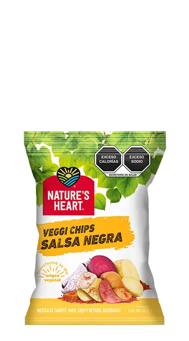NH Veggie chips SALSA NEGRA 40 GR